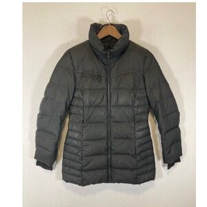 Chic Marc New York Andrew Marc Womens S Black Down Fill Quilted Puffer Jacket